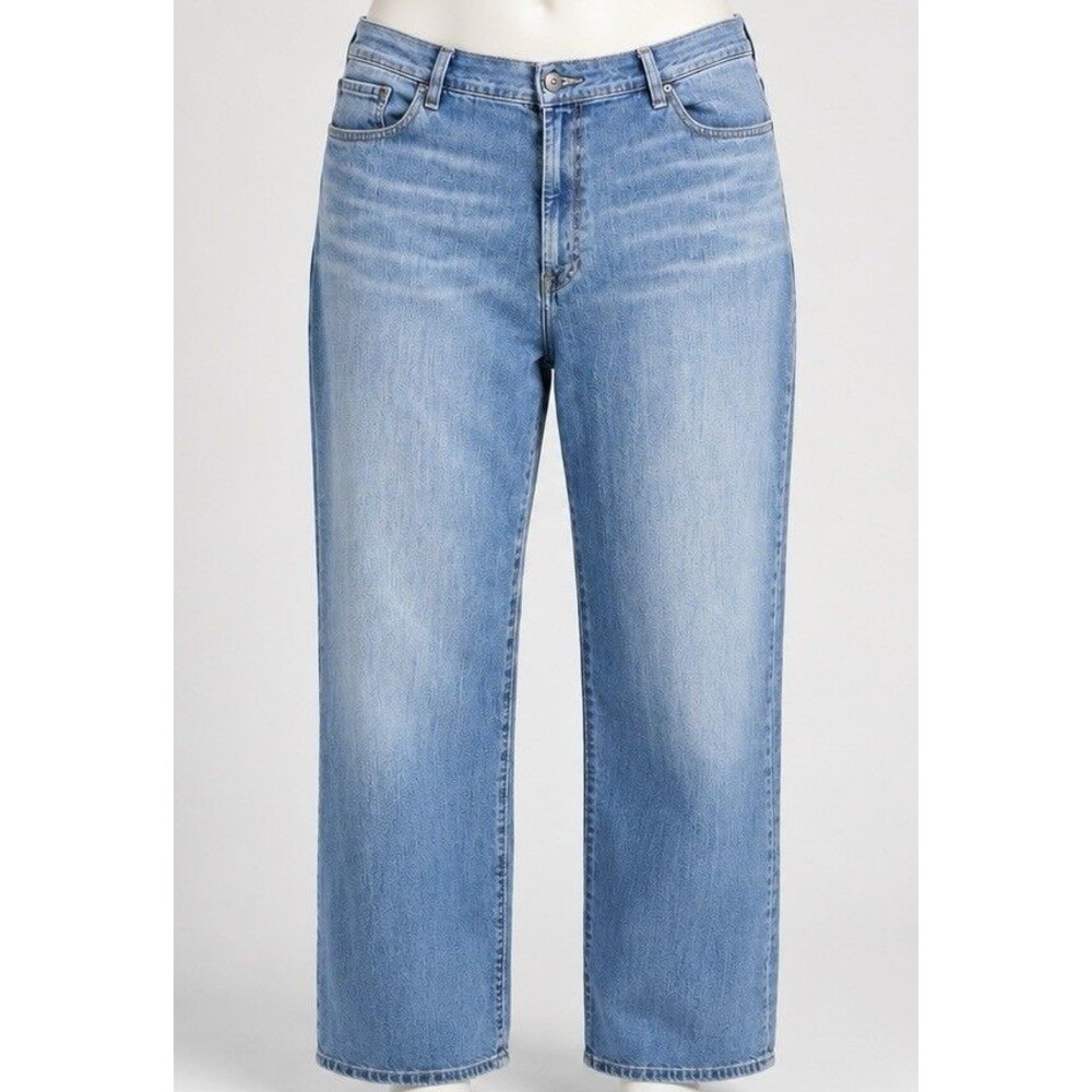 Lucky Brand 181 Relaxed Straight Jeans Men’s 50x32 Medium Wash Classic Denim